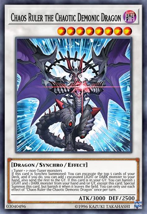 Yugioh chaow ruler the chaoticjmahal dragom
